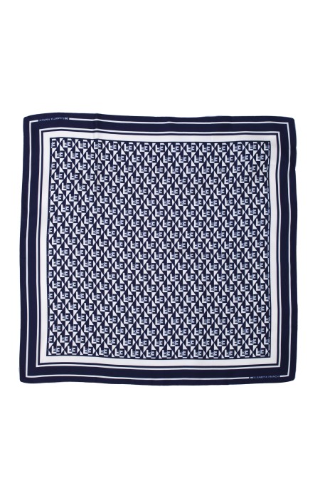 Shop ELISABETTA FRANCHI  Strangolino: Elisabetta Franchi foulard in seta disegno rombi.
Dimensioni: 50 x 50 cm.
Composizione: 100% Seta.
Fabbricato in Italia.. FO01F26E2-AT4INCHIOSTRO/CREAM